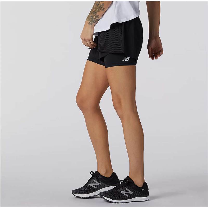 New Balance Womens Relentless 2-in-1 Shorts-3